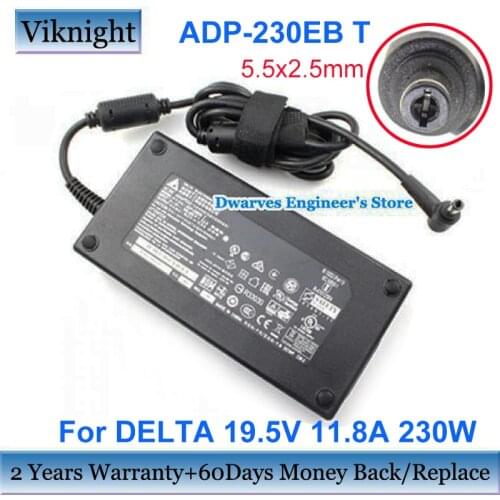 Genuine ADP-230EB T 19.5V 11.8A Adapter Charger For MSI 1762 GT70 16F3 16F4 ADP-230CB B GAMING Laptop Power Supply Adapter 230W