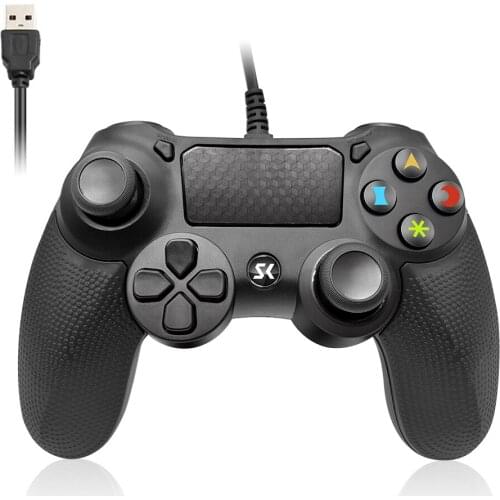 Wired joystick Game Controller Joystick for sony 6Monnths warranty for PS4 Joystick Joypad blue and black color
