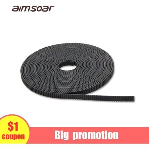 2M GT2 Timing Belt Rubber 2GT Wide 6mm Synchronous Belts for 3D Printer RepRap Mendel 2GT open Belts Pulley Accessories