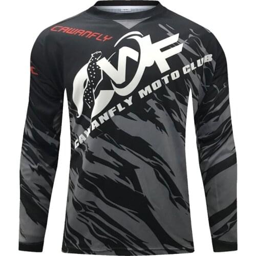 BMX Enduro DH Shirt MX moto racing tops quick dry MTB jersey long sleeve Dirt bike clothing
