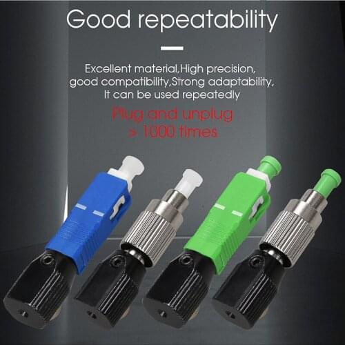 SC/UPC Round Bare Fiber Adapter PCL Clamp Lab Dedicated Coupler Temporary Splicing Tool Free Shipping