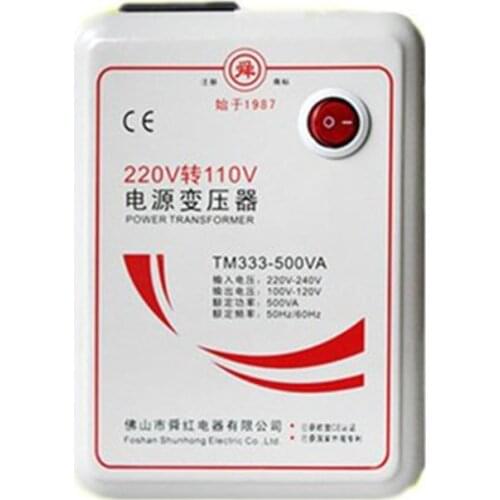 TM333-500VA Transformer 110V to 220V Household Transformer Appliances Voltage Power Converter 500W 50-60Hz Hot Sale