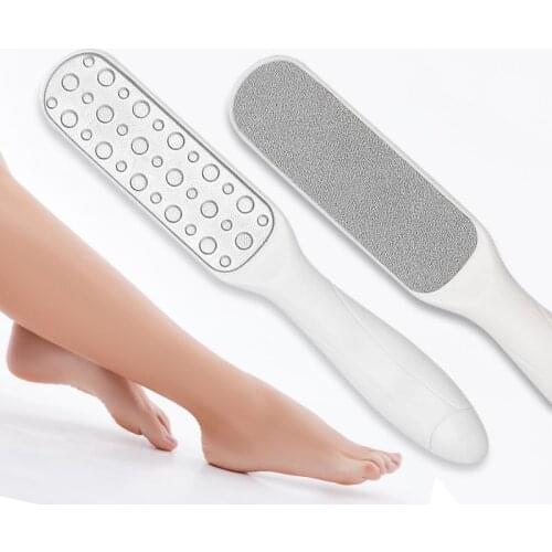 1pc Durable Stainless Steel Foot Rasp File Hard Dead Skin Callus Remover Pedicure File Grinding Feet Skin Care Nail Art Tools