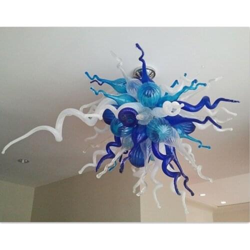 2017 new design murano glass chandelier high end LED sea color chandeliers lighting