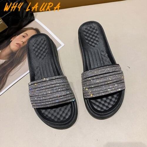 2021 Bathroom Slipper Soft EVA Indoor Slide Sandal Casual Outdoor Beach Womens Slipper