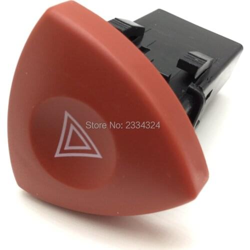Emergency Hazard Flasher Warning Light Switch Dash Button 8200442724 For Renault Laguna II Master Espac IV Trafic Vel Satis