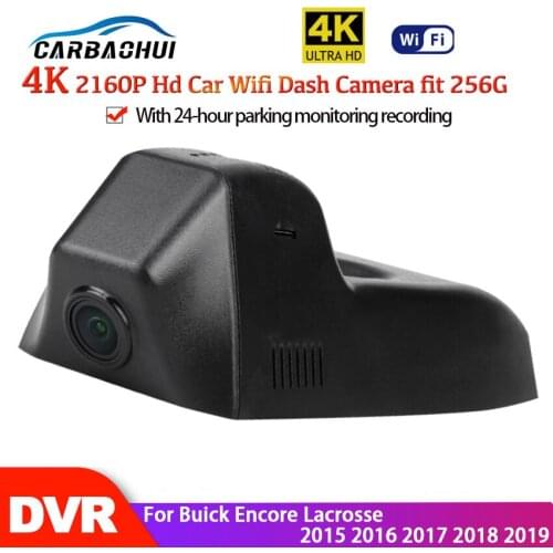 Car DVR Wifi Video Recorder Dash Camera Night Vision Control Phone APP 2160P For Buick Encore Lacrosse 2015 2016 2017 2018 2019
