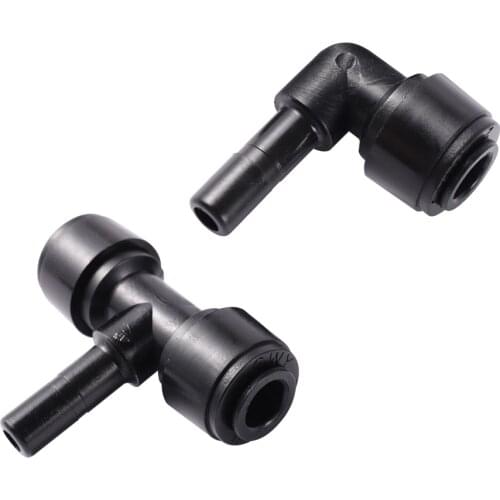 1/4'' Pipe Tee Plug Elbow Quick Connector Garden Misting System Water Connectors Aquarium Quick Fitting Water Pipe Connector