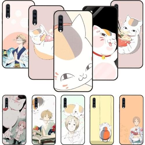 Phone Case For Samsung Galaxy A 50 51 71 70 7 5 10 20 30 40 41 21 S E Black Cover Prime Luxury Shell natsume yuujinchou Anime