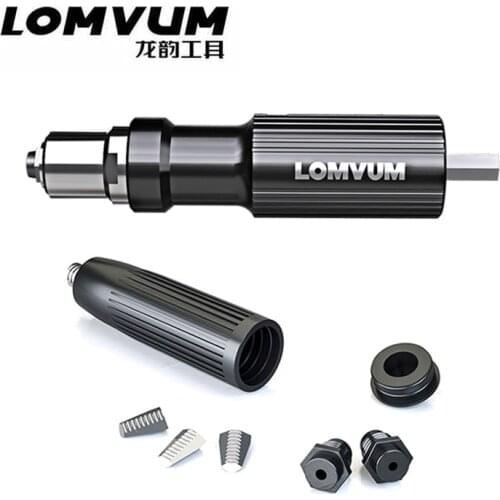 Electric Rivet Nut Gun Riveting Tool Cordless Riveting Drill Adaptor Insert Nut Tool Riveting Drill Screwdriver Hand Tool Set