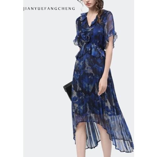 Jianyuefangcheng Summer Dresses With Print