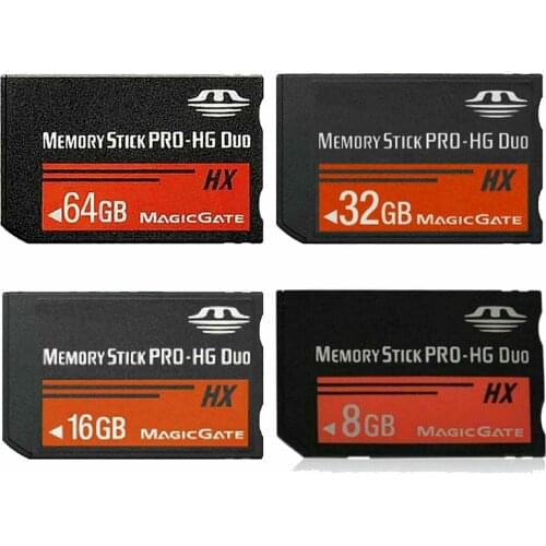 For Sony 8GB 16GB 32GB 64GB HG PSP 1000/2000/3000 Memory Stick MS Pro Duo Full Real Capacity HX Game card Game Pre-installed