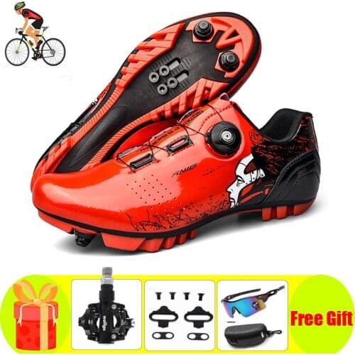 MTB Cycling Shoes Men Women SPD Triathlon Cycling Shoes Mountain Cleats Dirt Biking Sneakers Male Bicycle Bicicleta Carretera