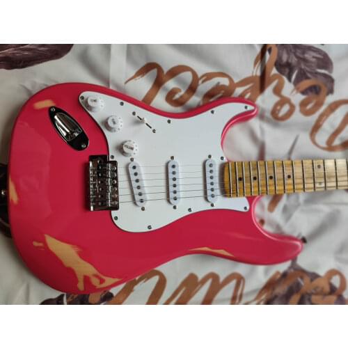 Pink fashion personality 22 Electric Guitar Package