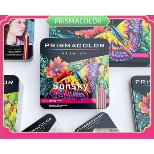 USA Prismacolor 12-150 Artist Colored Pencils Set for Adult Coloring Books, Soft Core, Professional Numbered Art Drawing Pencils