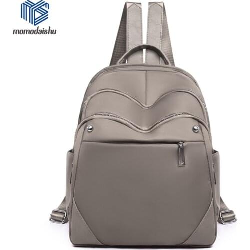 2021 New Fashion Women Backpack High Quality Nylon Backpacks Lady Travel Backpack Anti-theft School Bags Back Pack Mochila