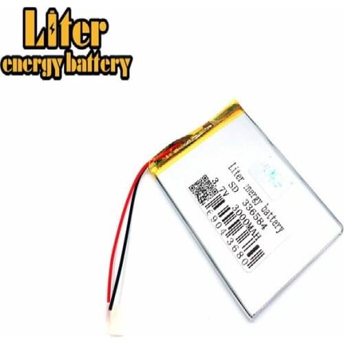 Polymer lithium ion battery 3000MAH 3.7V 356585 336584 can be customized wholesale CE FCC ROHS MSDS quality certification