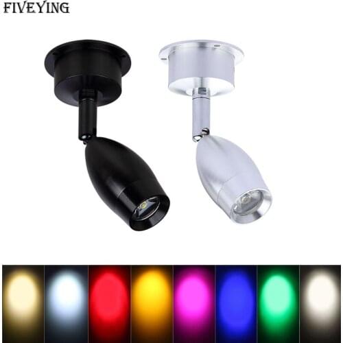 Surface Mounted Mini led ceiling spot light 1W 3W LED cabinet spotlights AC110V 220V Cool white/warm white