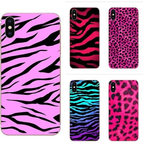 For Xiaomi Mi A1 A2 A3 CC9 CC9E 9T mi10 mi9 mi8 pro lite SE TPU Transparent Cover Bag Black And Pink Leopard
