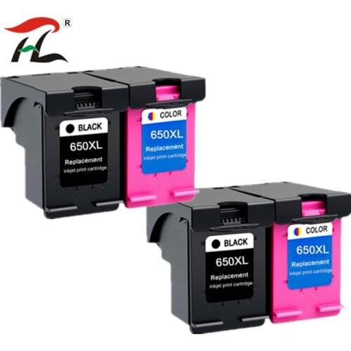 Compatible Ink Cartridge 650XL Replacement for HP 650 XL for HP650 Deskjet 1015 1515 2515 2545 2645 3515 3545 4515 4645 printer