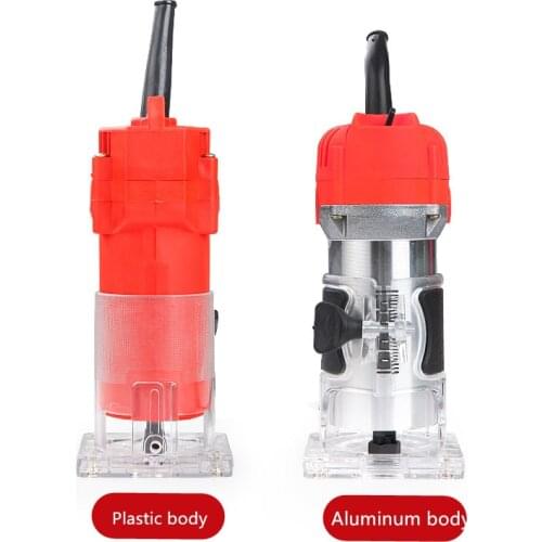 Trimming electromechanical wood milling slotting machine woodworking engraving machine hole drilling machine power tools