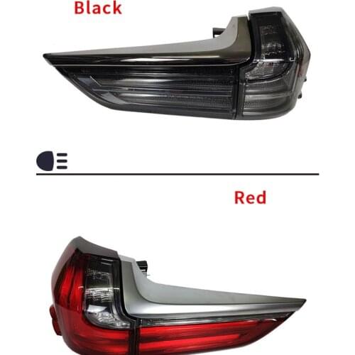 LED For 2016-2019 Lexus LX570 Smoked Streamer Steering Tail Light Assembly LED Brake Lexus Rear Warning Light Car Accessories