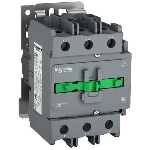 LC1R65M5N TVR series tri-pole AC contactor, 3P, 1NO+1NC, 30kW, 65A, 220V
