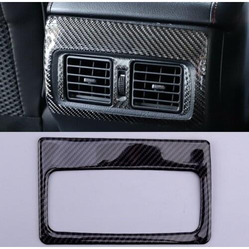 Carbon Fiber Rear Air Vent Outlet Cover Trim Fit for Toyota 4Runner 2010 2011 2012 2013 2014 2015 2016 2017 2018 2019 2020