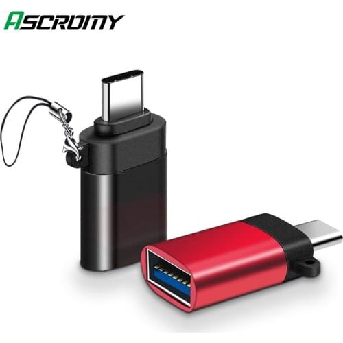 USB Type C OTG Adapter For Xiaomi Mi 11 Note 10 9 8 Redmi Huawei P30 Pro Samsung S21 S20 Oneplus 7 One Plus 7T USBC Tyepc Type-c