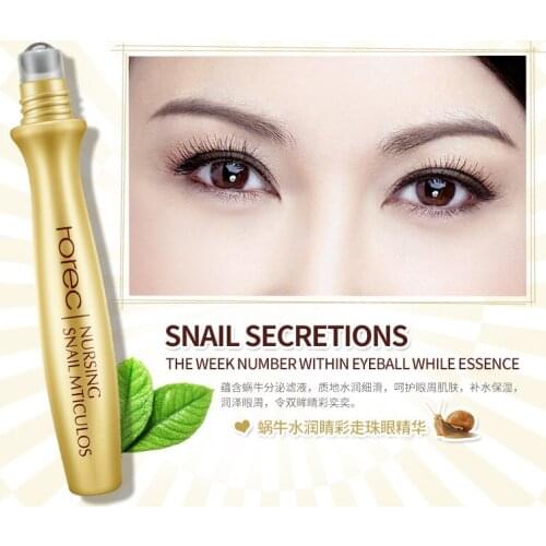 LAIKOU Snail Repair Essence Eye Cream Skin Care Moisturizer Natural Anti-Puffiness Wrinkle Anti-Aging and Dark Circle Cream 30g