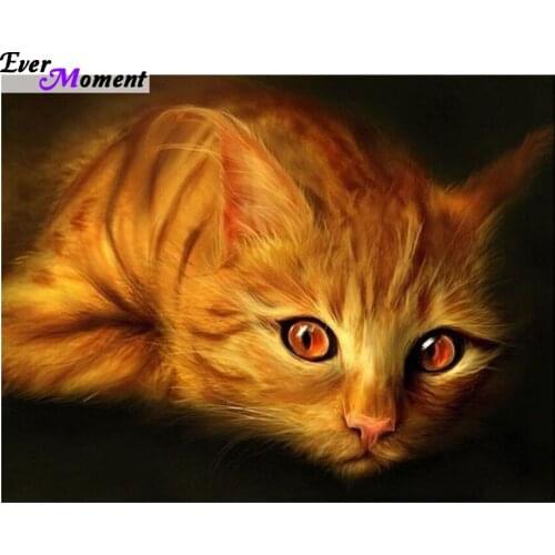 Needlework christmas 20*30 decoration diamond embroidery patchwork Diy diamond sticker square DIY diamond painting CAT ASF383