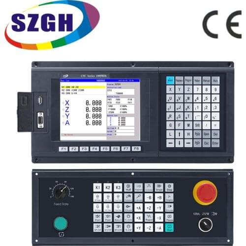High-performance 4 Axis CNC Milling Machine Controller with PLC, Macro and ATC function for AC servo motor