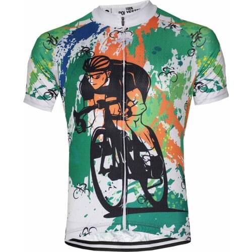 HIRBGOD 2020 Funny Bike Rider Graffiti Cycling Jersey Men Team Summer Short Sleeve Bike Shirt Sport Cycling Tops Wear,TYZ104-01
