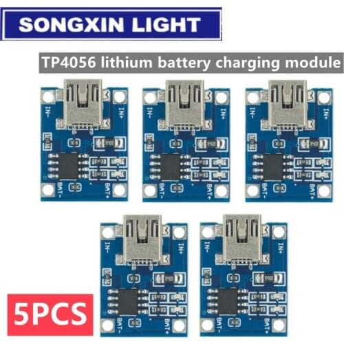 5PCS TP4056 1A Lipo Battery Charging Board Charger Module lithium battery DIY Mini USB Port MODU