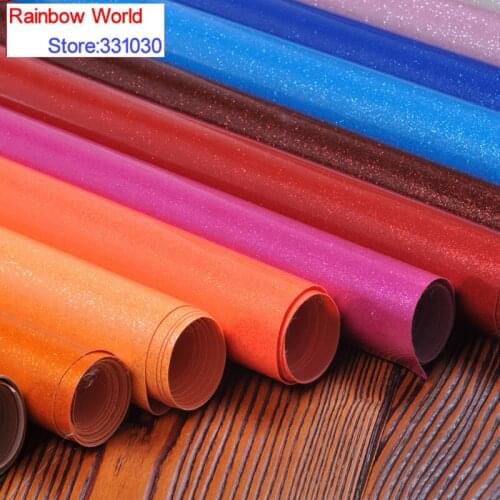 100*138cm 9colors High Quality Shiny Vinilic PU Leather fabric for DIY car ecotate shoes bags Garment material