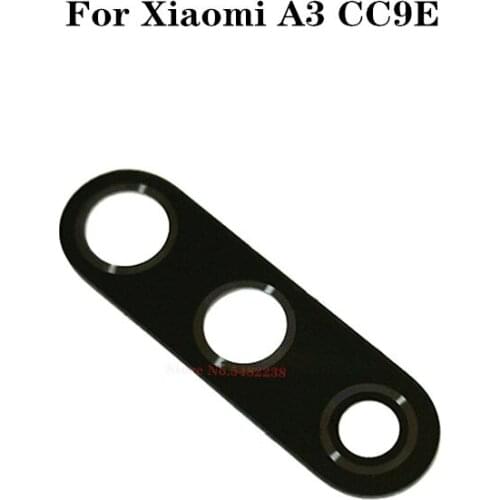100 pcs Original Back Camera Glass Lens Cover For Xiaomi Mi A3 CC9E Rear Camera Outside Glass Lens With Stickers Replacement