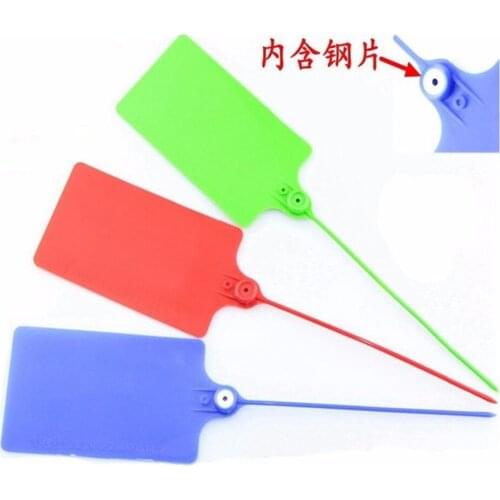 57X100mm shipping label /luggage mark label/self locking cable tie /parcels label colored self lock label,100pcs/lot