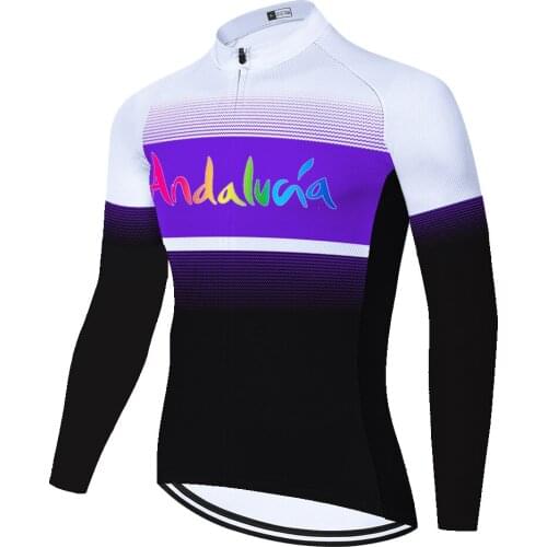 Andalucia Summer Spirng Maillots Tenue Camiseta Velo Jersey Masculino Maglia Uomo Mallots Ciclismo Hombre Maillot Cyclisme Homme