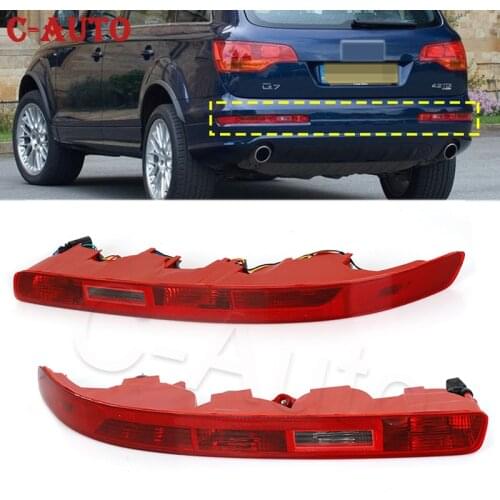 Car Rear Bumper LED Tail Stop Light Reverse Light Left&Right side Fog Lamp Signal Light For Audi Q7 2006 2007 2008 2009-2015