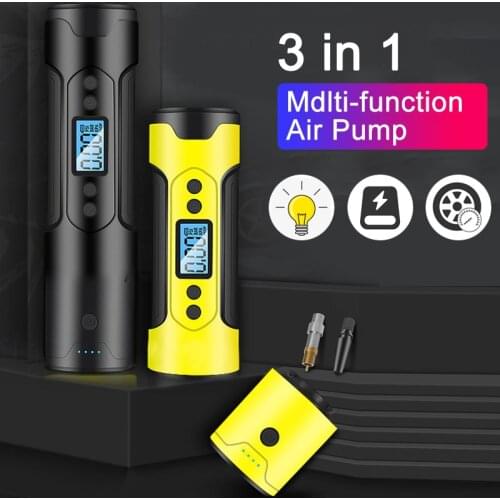 Wireless Compressor for Cars Air Pump Car Tyre Inflator Auto Tire Compressor 12V 220V Mini Automotive Pump For Boat Bike Balls