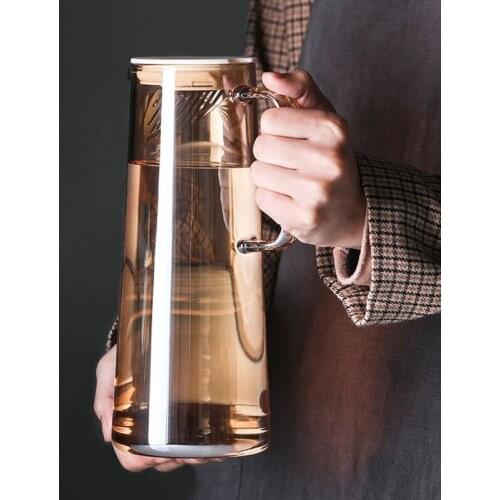 1500 ML Nordic household heat-resistant glass teapots, Large capacity juice, coffee pot,Office, entertainment place tea set pot