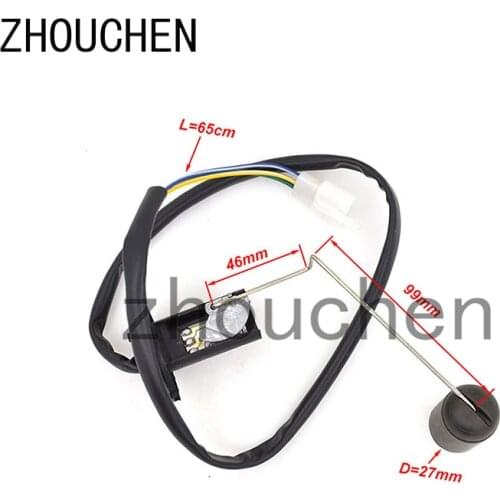 2088 Motorcycle Fuel Level Sensor Gasoline Tank Oil Float Gauge Unit For Yamaha ZY125 ZY 125 Spare Parts