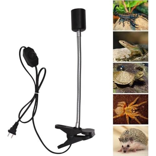UVB E27 Pet Reptile Lamp Clip-on Bulb Lamp Holder Turtle Basking UV Heating Lamp Kit Tortoises Light Lizards Lighting
