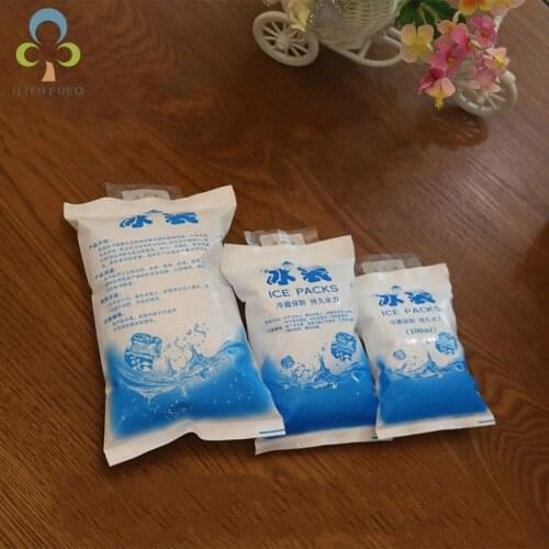 3pcs/lot with 3 sizes ice pack reusable gel ice pack cubes medical reusable ice gel packs cubes cooler bags ice pack LYQ