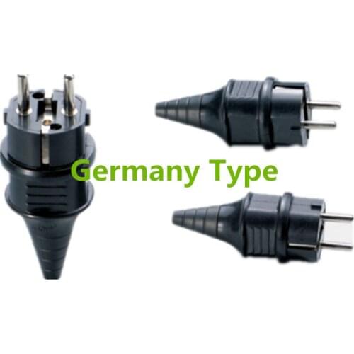 Wholesale Germany russia spain 3pins Elcectrical AC 250V 16A EU Power cord cable online power Plug Type F