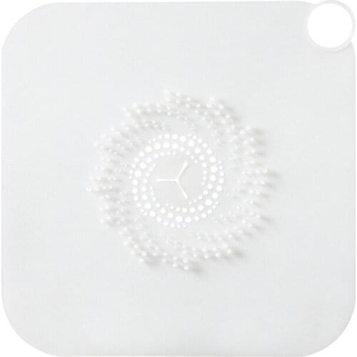 Silicone Anti-Blocking Floor Drain Mat Filter Net Anti-Hair Anti-Clog Toilet Sewer Bathroom Floor Drain Cover JW