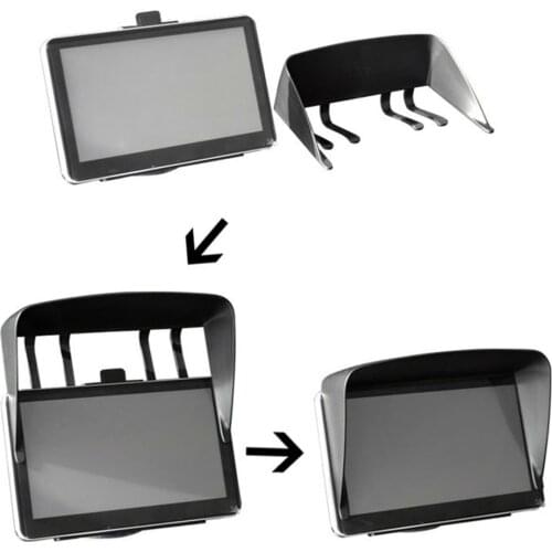 GPS Sun Shade Cover Car Navigation Visor Plus Flexible Visor Extension for 7 inch Car Accessories gps navigation