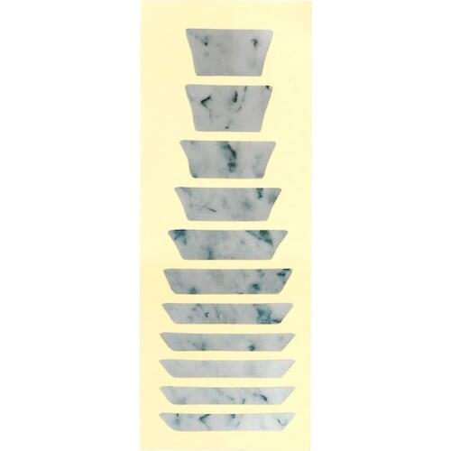 Thin Trapezoid Fretboard Decals Inlay Sticker For Electric Acoustic Guitar Bass