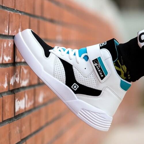 Comfortable hig htop Shoes Men Breathable sport Shoes Lightweight Sneakers Footwear Men Lace Up Basketball Shoes Men Big Size