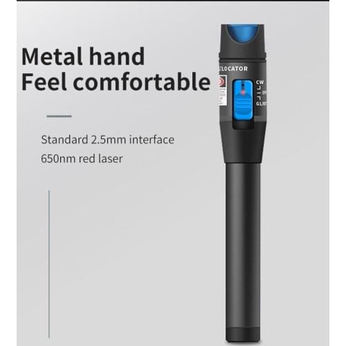 YOUYSI 1mW 10mW 20mW 30mW Visual Fault Locator Fiber Optic Cable Tester Red Laser Light Pen VFL